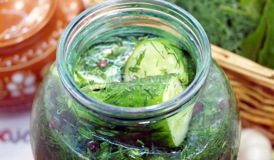 Рецепт малосольных огурцов в банке
