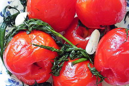 Малосольные помидоры в пакете