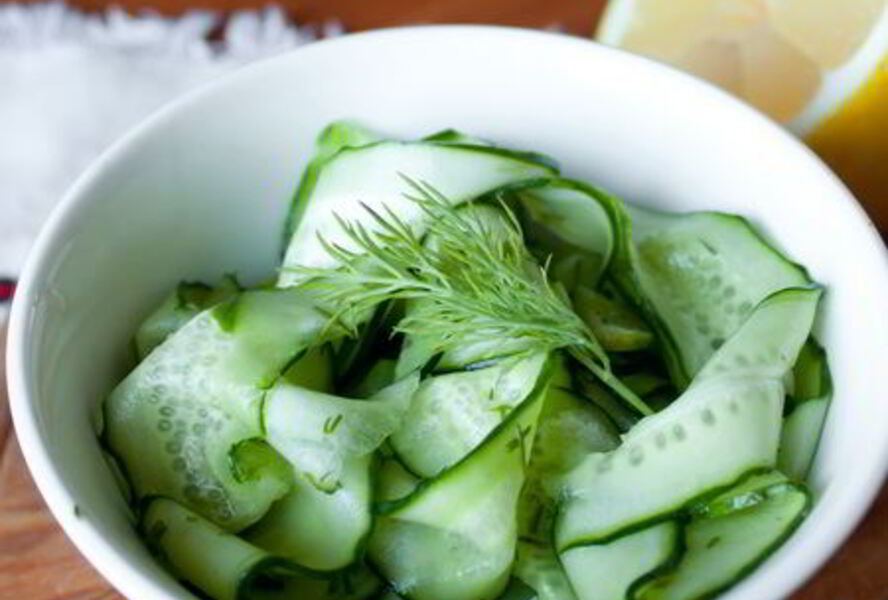 Мгновенные малосольные огурцы