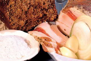 Сало быстрой засолки