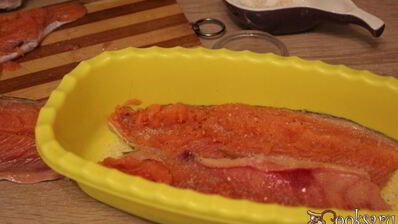 слабосоленая форель