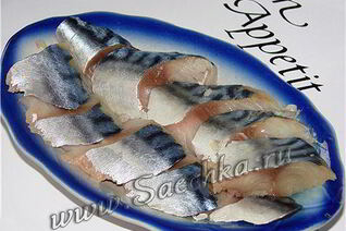 Соленая скумбрия