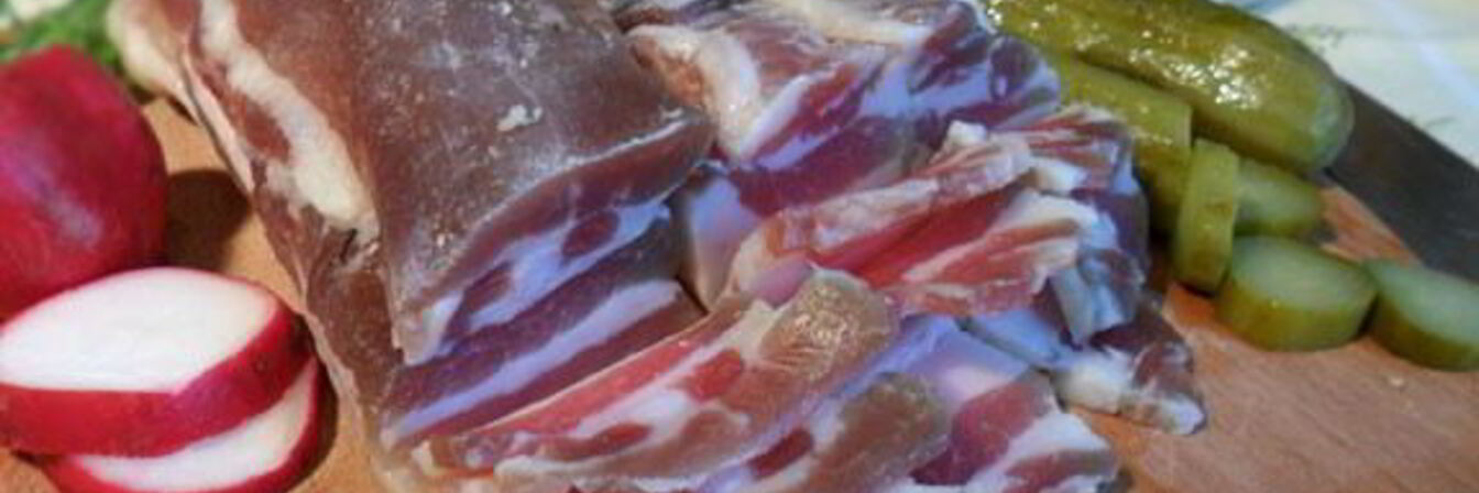 Соленое сало и грудинка