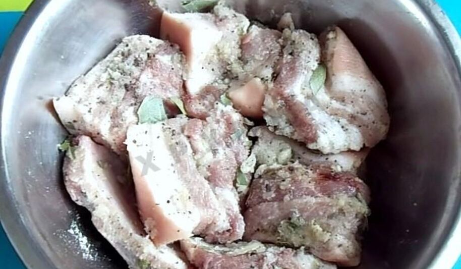 Рецепт соленого сала с чесноком