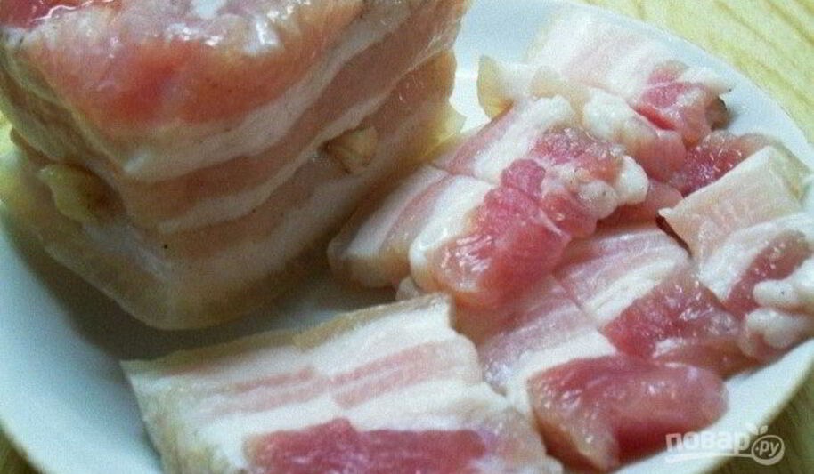 Рецепт соленого сала в рассоле