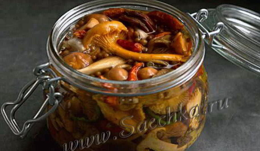 Рецепт соленых грибов с хреном