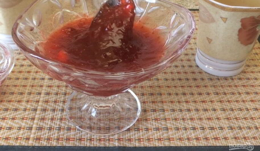 Рецепт ароматного и нежный конфитюр из клубники