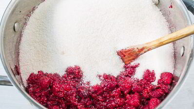 быстрое малиновое варенье