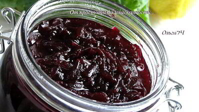 конфитюр из свеклы с лимоном и мятой