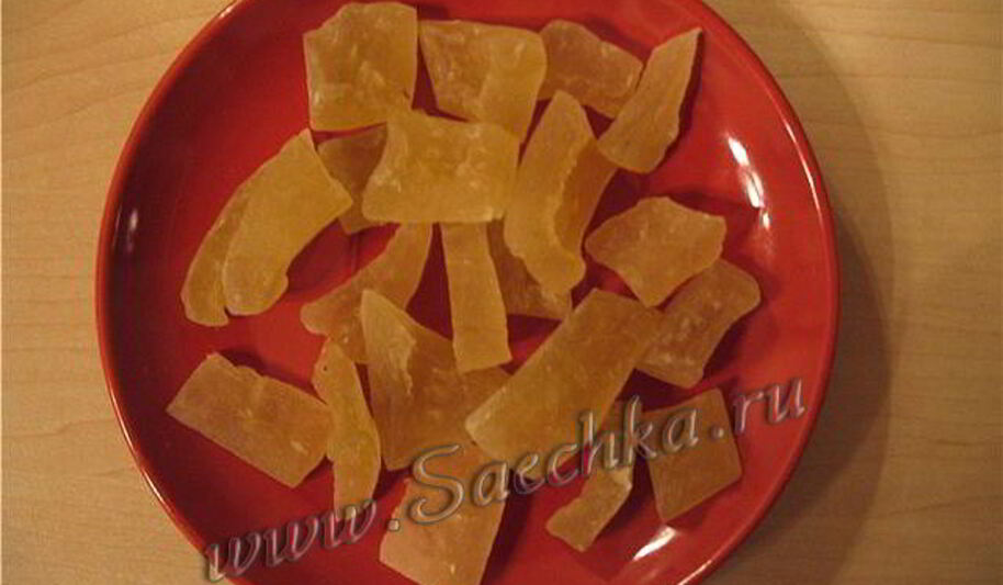 Рецепт цукатов из арбузных корок