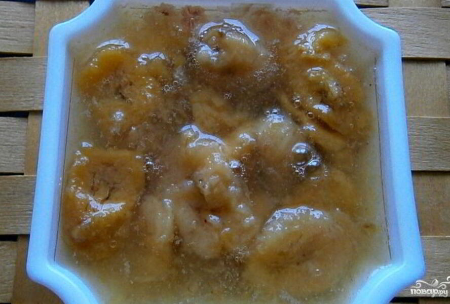 Варенье из бананов кусочками