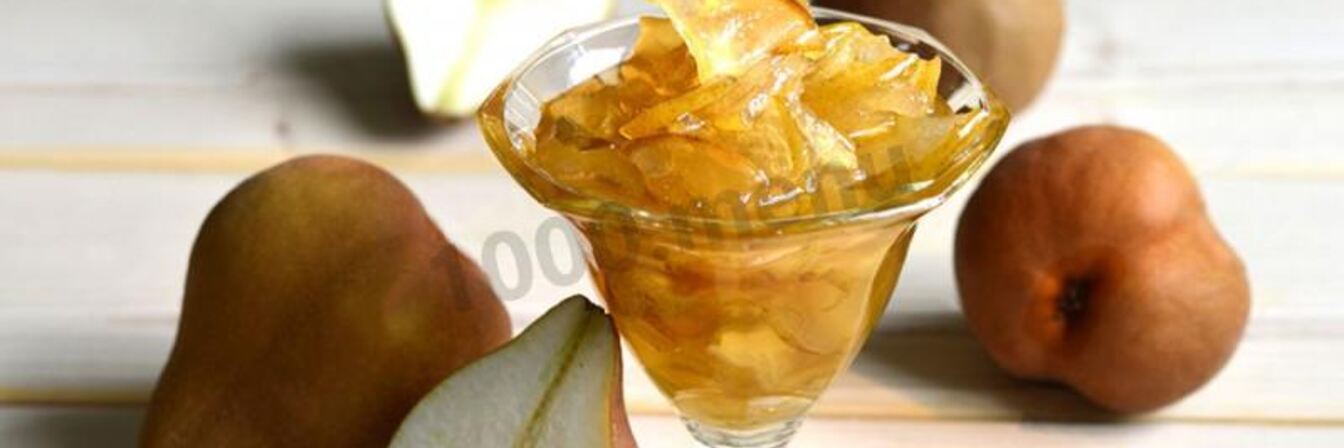 Варенье из груш дольками прозрачное