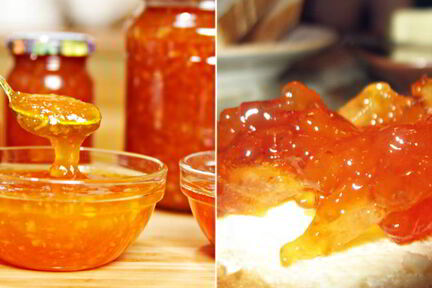 Варенье из персиков с цитрусовыми