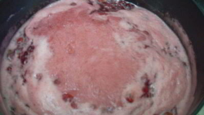 варенье из войлочной вишни с сюрпризом