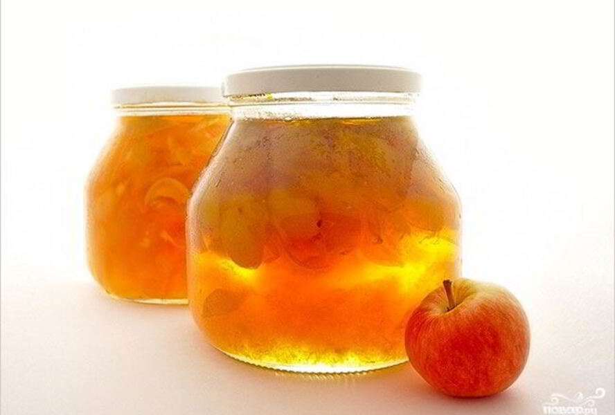 Яблочное варенье пятиминутка