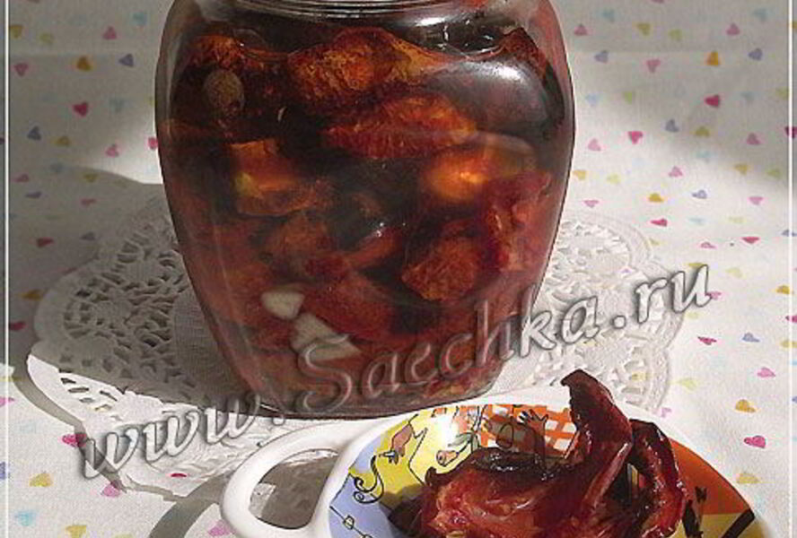 Вяленые помидоры в аэрогриле