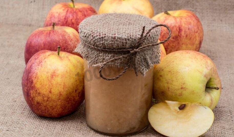 Рецепт яблочного пюре без сахара на зиму
