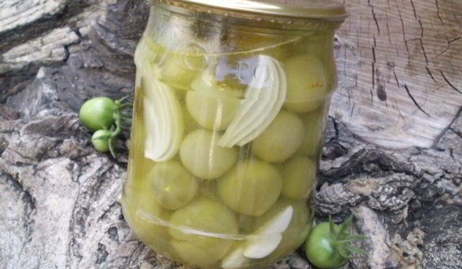 Рецепт закатки зеленых помидоров на зиму