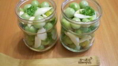 закатка зеленых помидоров на зиму