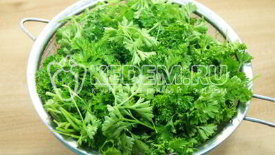 замороженная петрушка на зиму