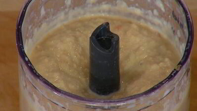 запеченные овощи и хумус с вялеными помидорами