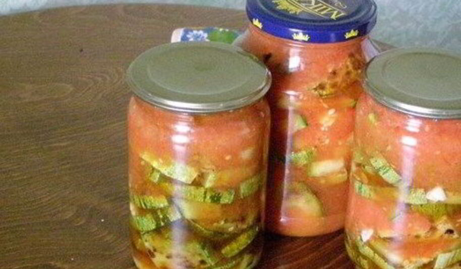 Рецепт жареных кабачков с чесноком на зиму