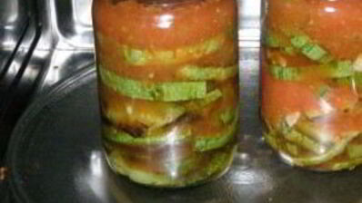 жареные кабачки с чесноком на зиму