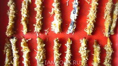 баклажанные палочки в сырном кляре