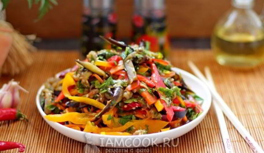 Рецепт баклажанов по-корейски