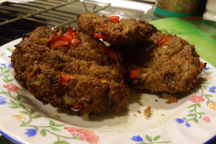 Бургер из говядины на гриле