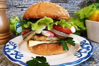 Бургер Крабовый Луи