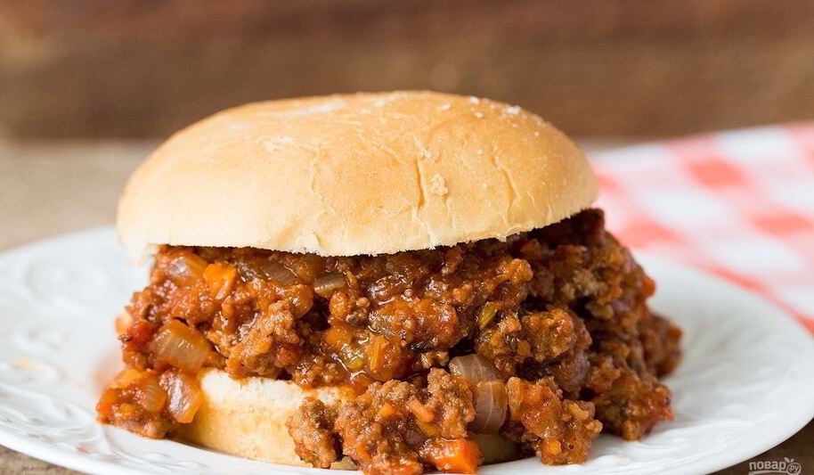 Рецепт бургера неряшливого джо