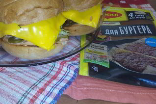 Бургер с болгарским перцем