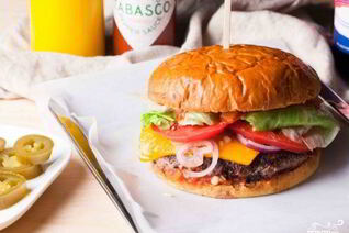 Бургеры из мраморной говядины