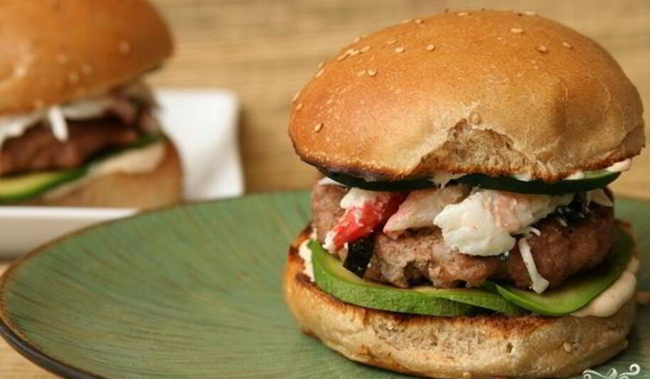 Рецепт бургеров с говядиной и крабовым мясом