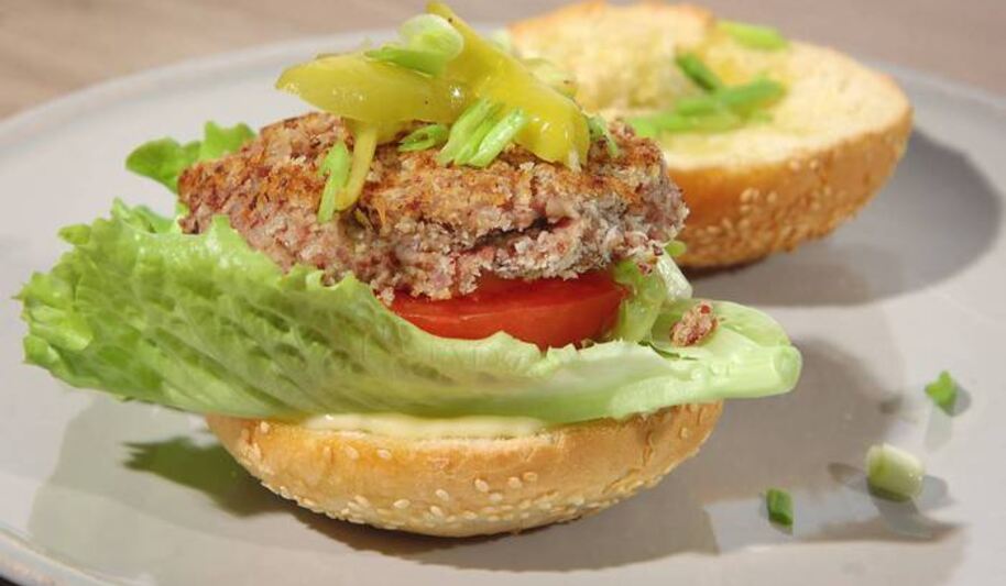 Рецепт бургеров с красной фасолью и грибами