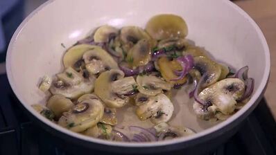 бургеры с красной фасолью и грибами