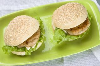 Чикенбургер терияки