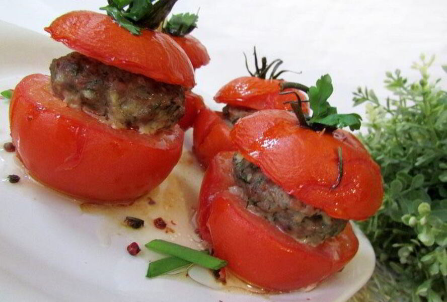 Гамбургер в помидорке