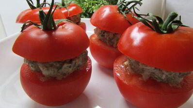 гамбургер в помидорке