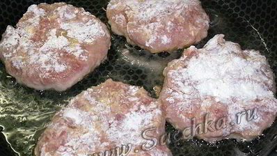 котлета куринбургер