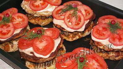 котлета куринбургер