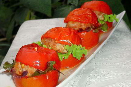 Помидорный гамбургер