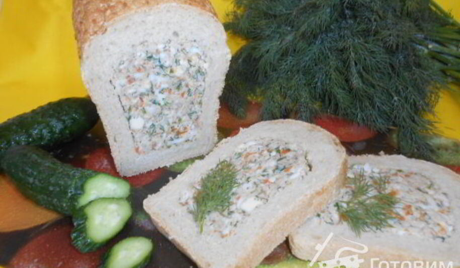 Рецепт большого походного бутерброда