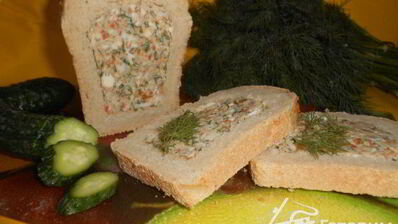 большой походный бутерброд