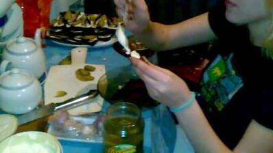 бутербродики со шпротами