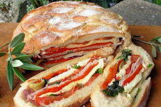 Бутерброды на пикник на природе