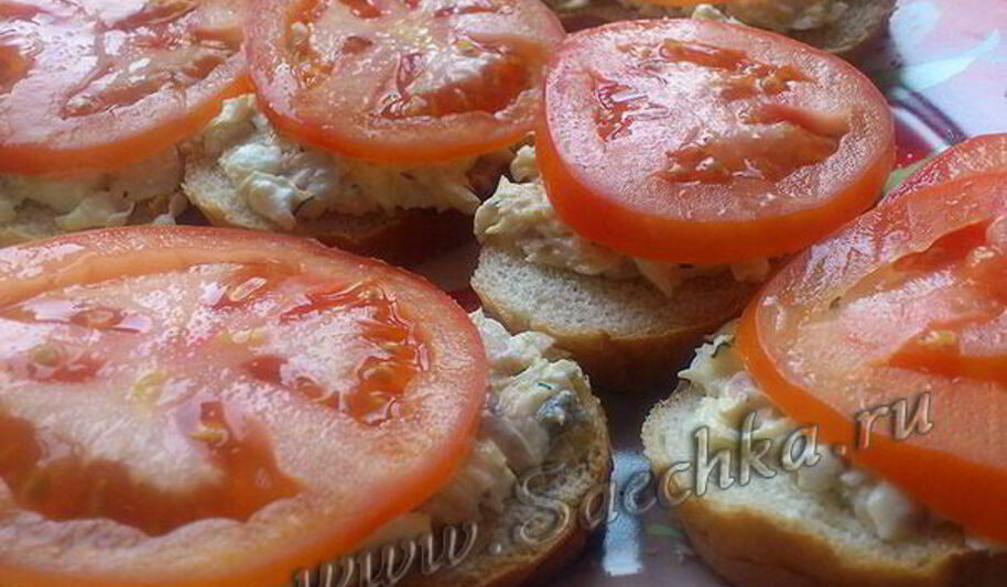 Рецепт бутербродов с рыбой