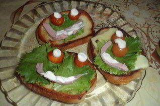 Бутерброды Веселые Мордашки