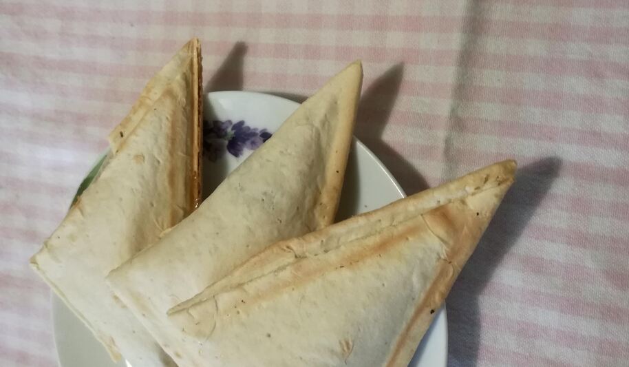 Рецепт яблочных пирожков из лаваша в бутерброднице